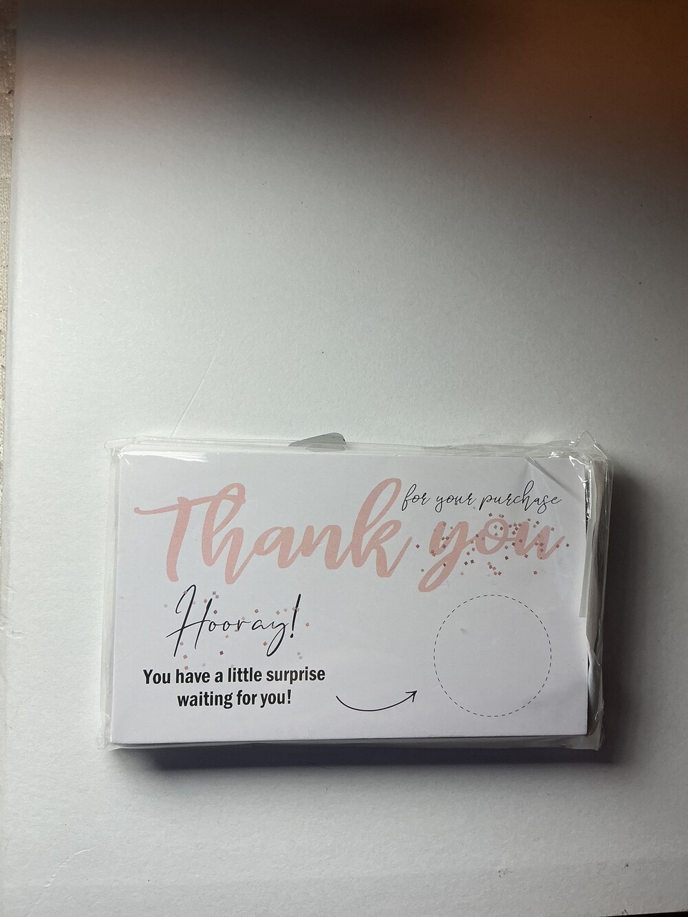 ★ Thank You Purchase Scratch Off Cards + Scratch Stickers Small Business